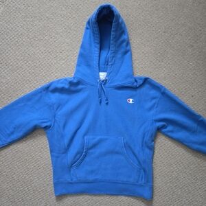Champion Reverse Weave Hoodie Blue S